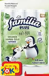 FAMİLİA NATURAL TUVALET KAĞIDI 40'LI 3 KATLI FAMİLİA NATURAL TUVALET KAĞIDI 40'LI 3 KATLI